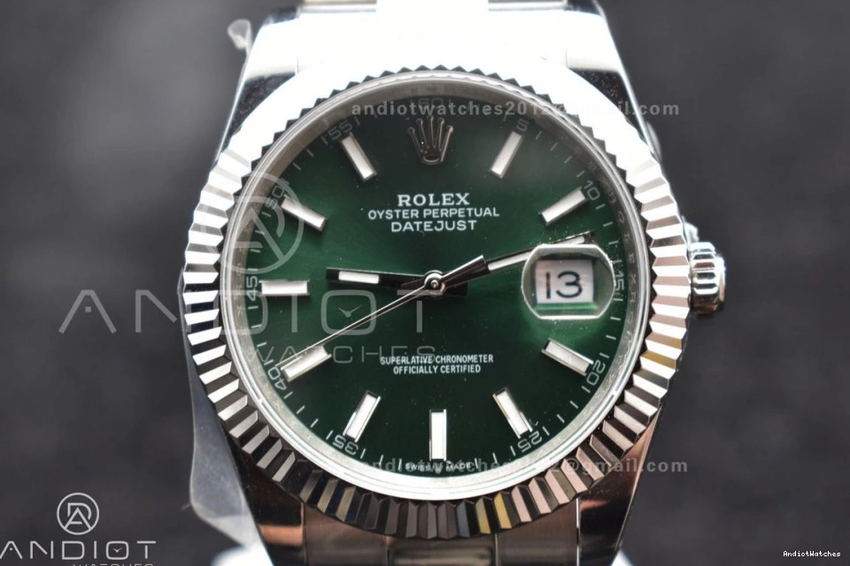 904L Edition 1:1 DIWF Best 41 on Sundust DateJust TravelReady Green Dial 648 Steel SA Bracelet 126334 Oyster 0314